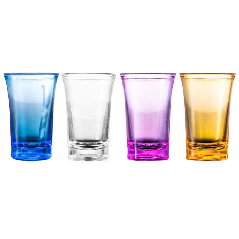 Description Picture 6 of itemNEW Shot Glass Plastic Spirits Shot Cup Party Bar Club Drinking Tool Wedding Wine Glasses Cocktail Pint Vodka Cups Glass