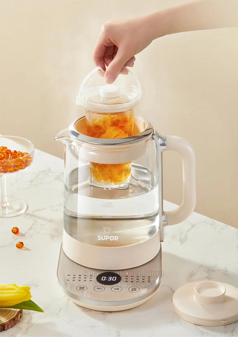 Description Picture 5 of itemSUPOR Household Electric Kettle 1.5L Health Pot With Stew Cup And Filter Multipurpose Kettle High Quality Kitchen Appliances