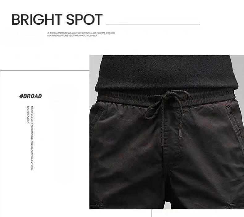 Description Picture 6 of itemSpring and Autumn jeans Multi-pocket Wear-resistant Overalls Men's Loose Feet with Casual Pants Trend Work Pants Men's Pants