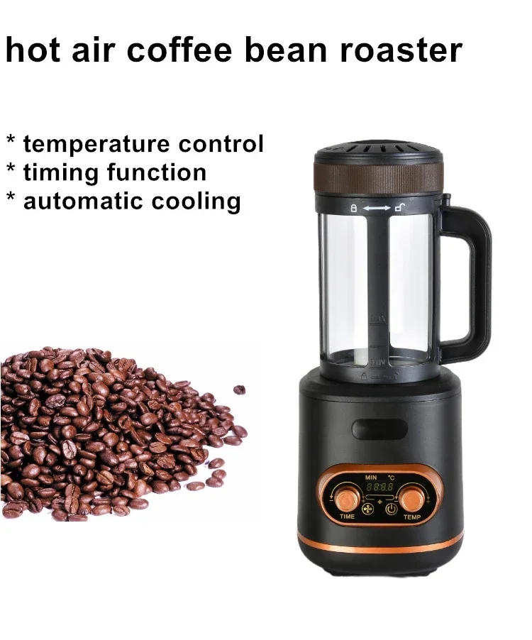 Description Picture 2 of item220V/110V Automatic Coffee Roaster Small Hot Air Coffee Roaster Home Coffee Bean Machine Electric Bean Roaster