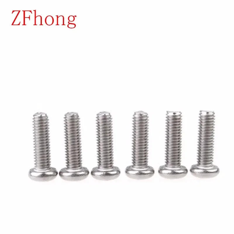 Description Picture 6 of item10PCS-100pcs DIN7985 304 Stainless Steel Cross Recessed Pan Head Screws Phillips Screws M1 M1.2 M1.4 M1.6 M2 M2.5 M3 M4 M5 M6