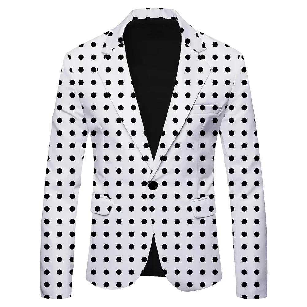 Description Picture 4 of itemMen Casual Formal Suit Blazer Slim Jacket Coat Dress Business Work Button Tops Ones  Office Social Blazers Hommes