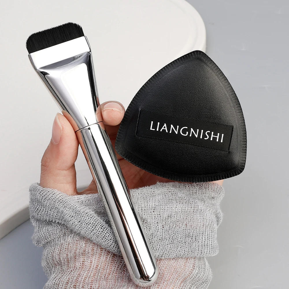 Description Picture 5 of itemPowder Puff & Powder Foundation Brush & Box Ultra-thin One-line Smear-proof Foundation Brush Soft Sponge Puff Blender Sponge