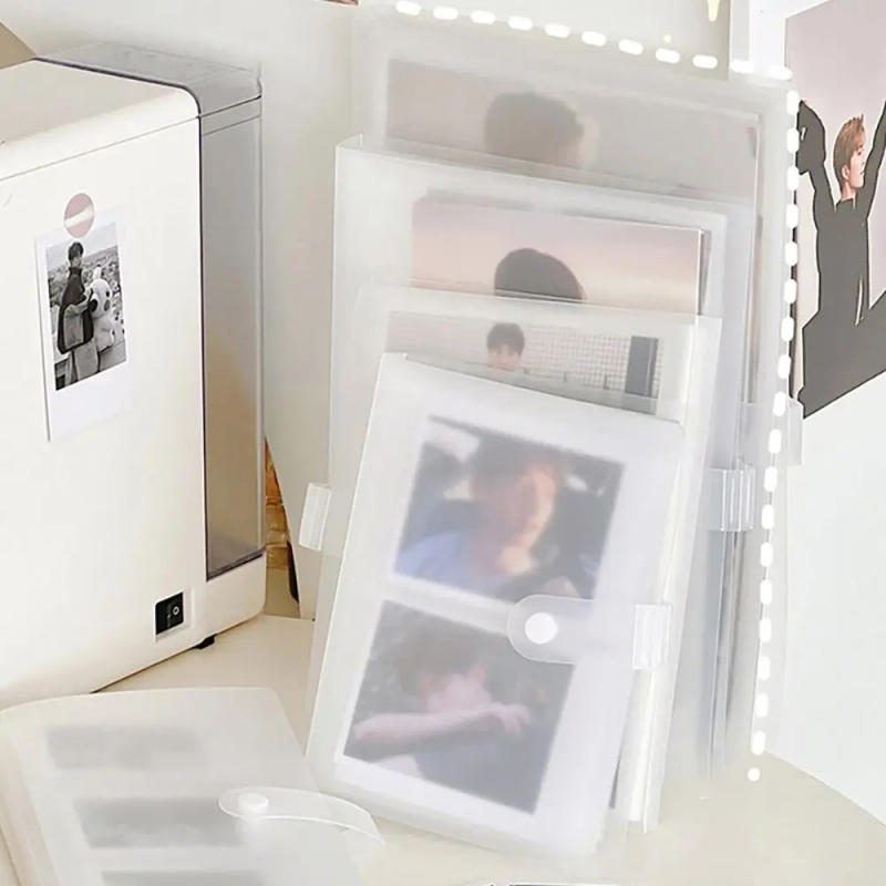 Description Picture 2 of itemCollect Book Photo Album New 80/160 Slots Transparent Photocard Holder 3/4/5/6 Inch PVC Picture Card Holder Idol Star