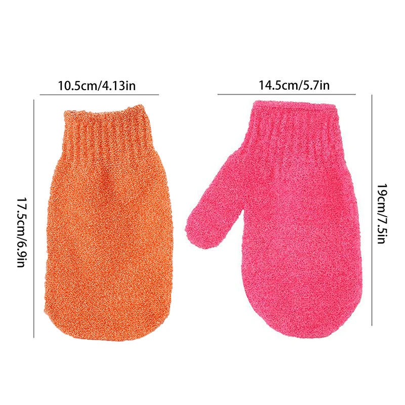Description Picture 2 of itemExfoliating Body Massage Sponge Bath Gloves Skin Bath Shower Wash Cloth Shower Scrubber Back Scrub Moisturizing Spa Skin Gloves