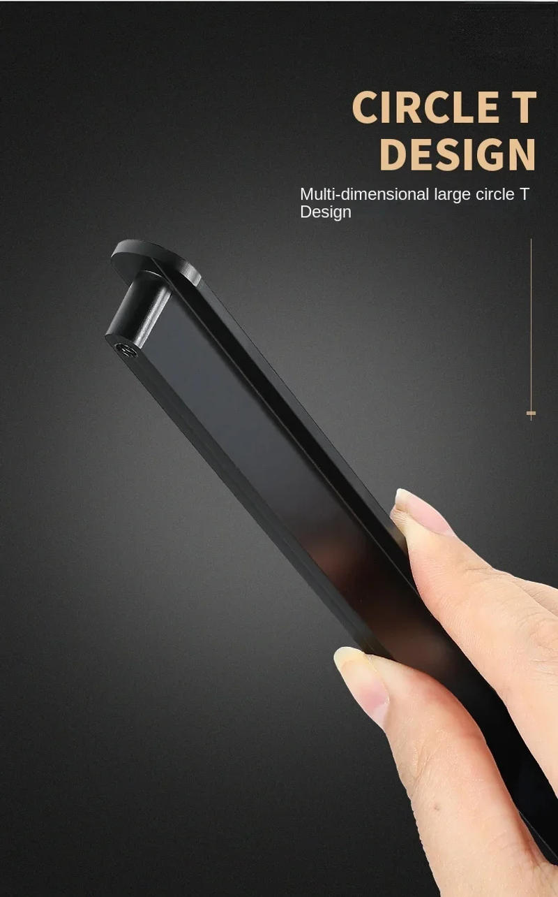 Description Picture 6 of item2 Colors/ Simple Aluminum Alloy Handle Round Cabinet Bookcase Handles Brass Brushed Color Drawer Pull Nordic Furniture Handles