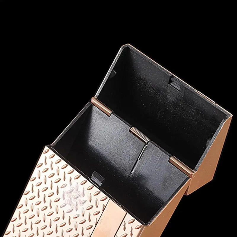 Description Picture 2 of itemExtended Cigarette Case Portable Hand Roll Cigarettes Holder Storage Container Box For Holding 20 Cigars Cigarette Accessories