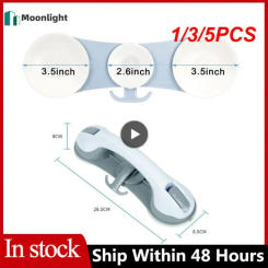 1/3/5PCS 40kg-110kg Bathroom Suction Cup Shower Handle Safety Anti Slip Handrail Support Bar For Elderly Bath Shower Accessories