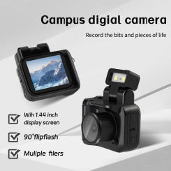 New Monoreflexes Style Mini Camera CMOS With Flash Lamp And Battery Dock Portable Video Recorder DV 1080P With LCD Screen