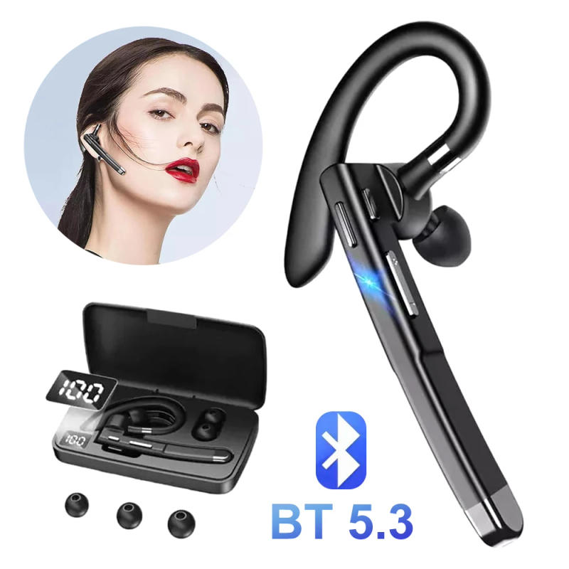 Description Picture 6 of itemNewest Wireless Headphones Business Bluetooth v5.3 Earphones Hands-free Call Mic Noise Cancelling Headset Earbuds for Driving