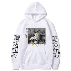 2024 2024 New Anime Frieren Hoodie Beyond The End Autumn Winter Long Sleeve Comfortable Pullover Plus Size Hooded Sweatshirts