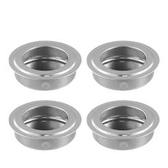 4PCS Stainless Steel Closet Door Finger Pulls Finger Pull Sliding Door Handle
