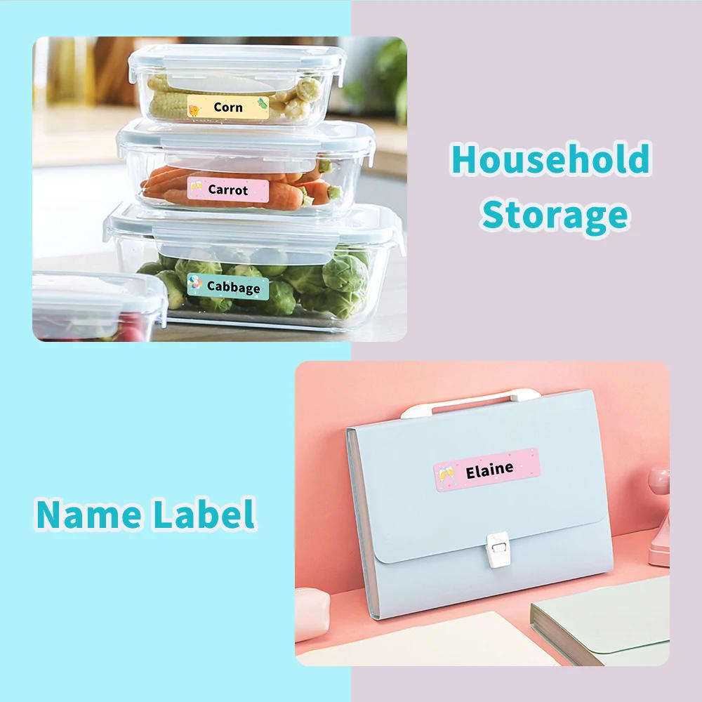 Description Picture 6 of itemPhomemo 3 Rolls Q30 White Sticker Waterproof Paper Adhesive Label White Anti-Oil For Q30 D30 Mini Portable Thermal Printer Tape