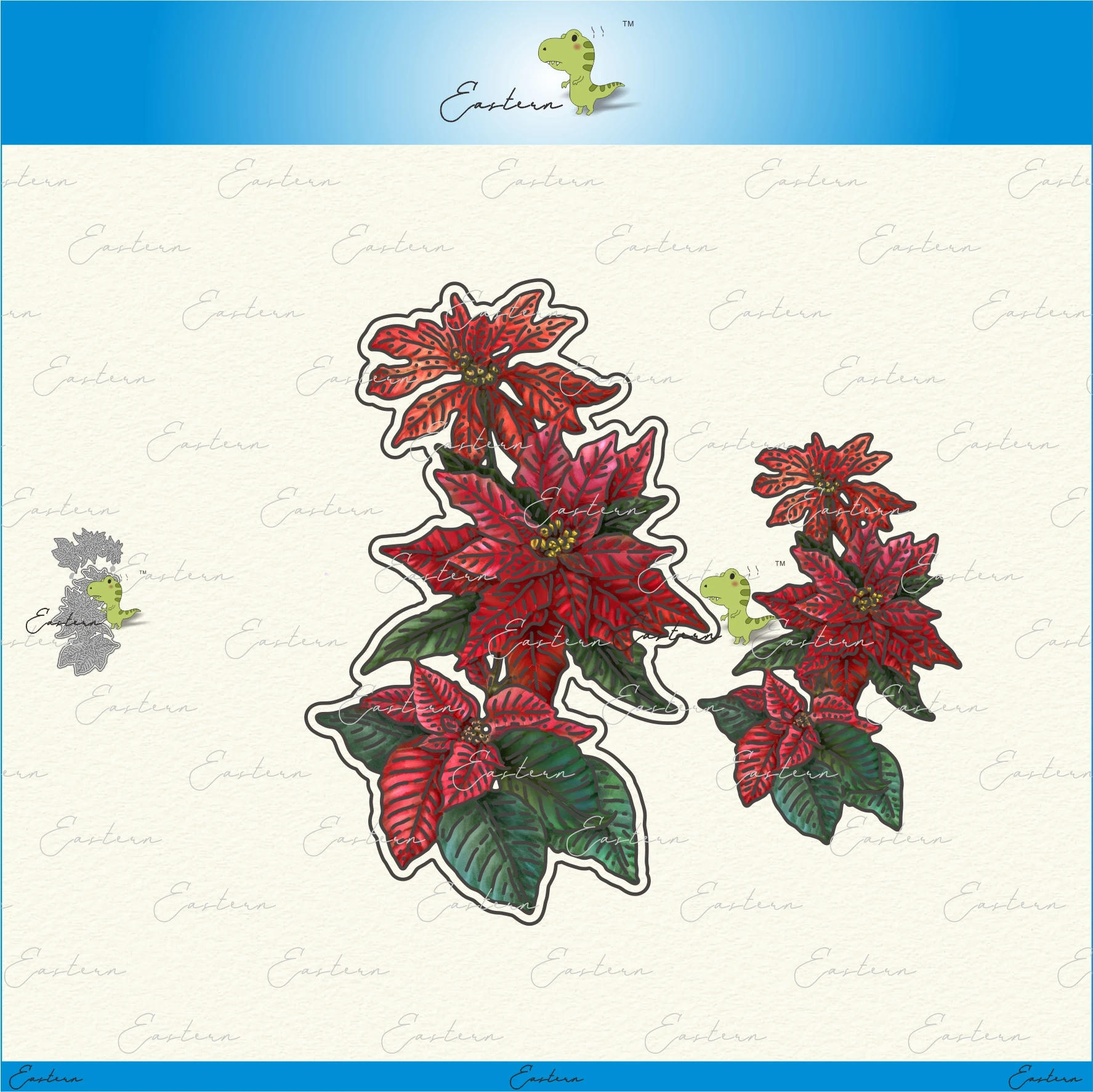 Description Picture 2 of itemPure Poinsettia Die Set metal cutting dies 2023 new diy molds Scrapbooking Paper Making die cuts crafts Printed Sheet