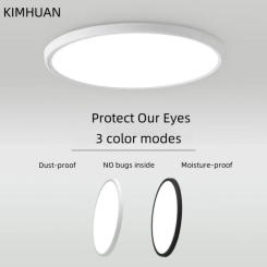 2.2CM Ultra-thin LED Ceiling Lamp Eye Protection AC180V-265V 36W 48W Modern Panel Light Fixture Surface Mount For Living Room