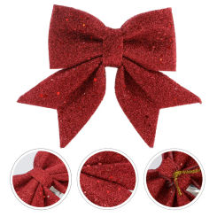 Large Bows Christmas Tree Bowknot Ornaments Gift Present Party Xmas Decoration Indoor Outdoor Christmas Holiday Decorations