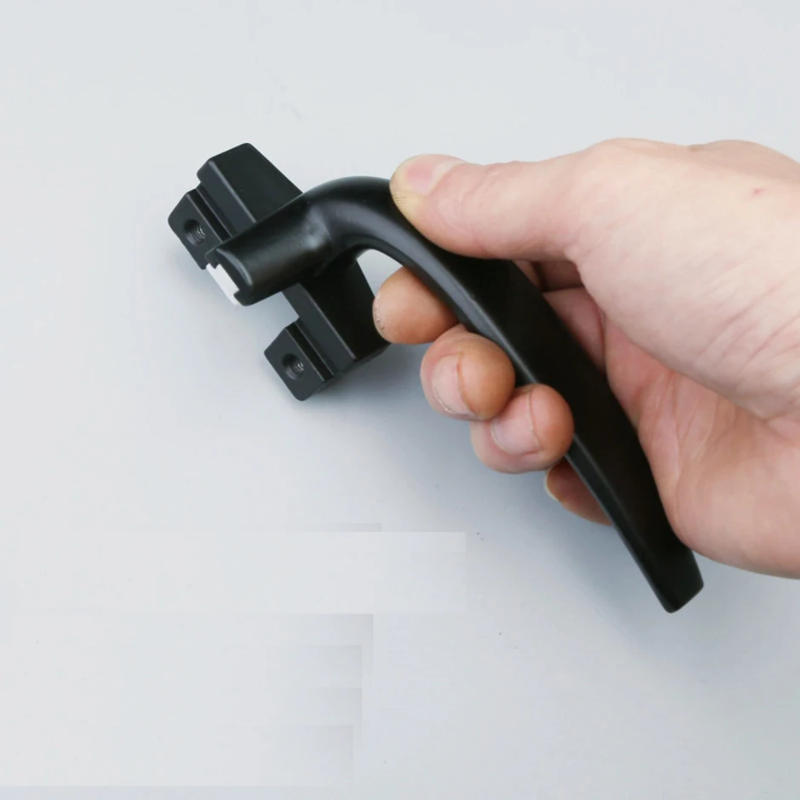 Description Picture 6 of item1PCS 38 Type Thickened Solid Aluminum Alloy Handle Flat Sliding Window Handle Door And Window Latch 7-shaped Handle Accessory