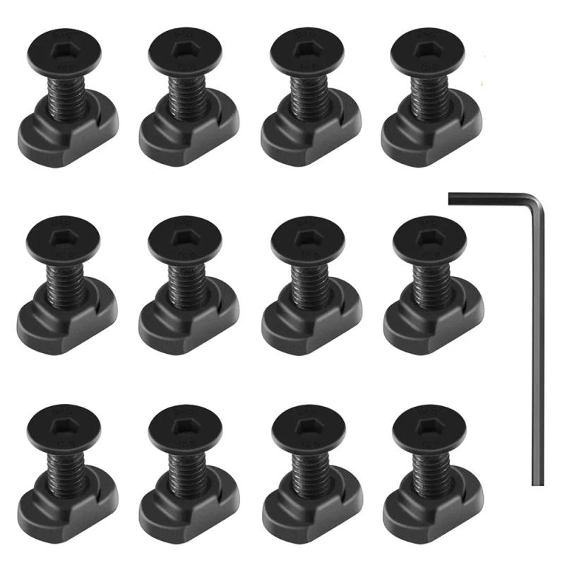 Description Picture 3 of item10Pcs M-LOK Screw and Nut Replacement Rails T-Nut Screw Replacement Set for MLOK Handguard Rail Sections Hunting Gun Accessories