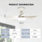 40W 52cm Fan Light