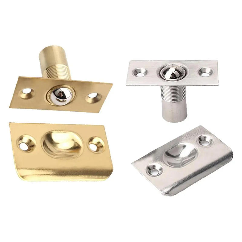 Description Picture 6 of itemAdjustable Screw Spring Roller Copper Ball Catch Set Cabinet Door Latch