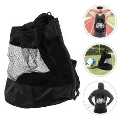 Large Capacity Mesh Net Basketball Bag For Sports Carrying Suitable For Adults Children Outdoor Indoor Use Training