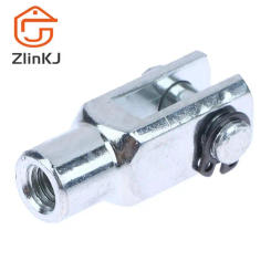 Metal Y-16 M6*1 Thread Pneumatic Cylinder Rod Piston Clevis Y Joint For 16mm Bore Mechanical Hardware