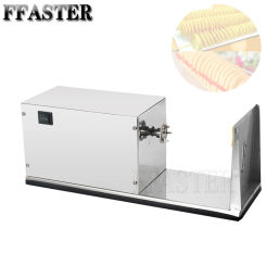 Electric Spiral Potato Cutting Machine Chips Machine Potato Chip String Rotate Potato Tower Twister Potato Machine