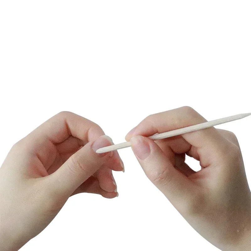 Description Picture 6 of item100-10Pcs Nail Art Pusher Orange Wood Sticks Cuticle Pusher Remover Rhinestones Dotting Removal Pedicure Manicure Care Tools