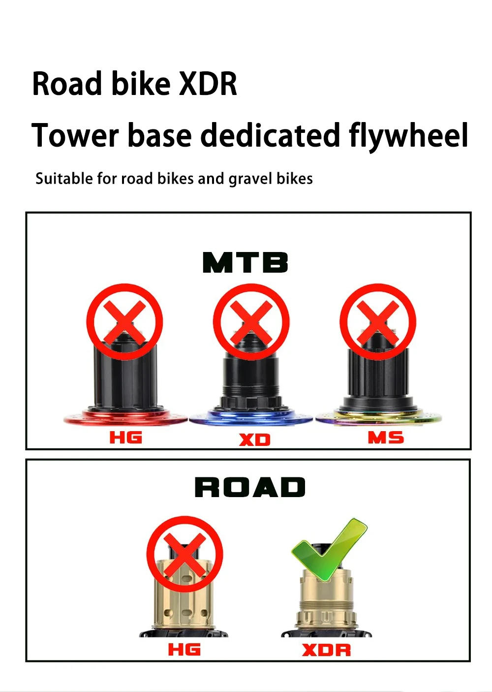 Description Picture 3 of itemGOLDIX road bike CNC integrated ultra lightweight 12 speed flywheel, suitable for SRAM XDR RED AX XPLR electronic transmission