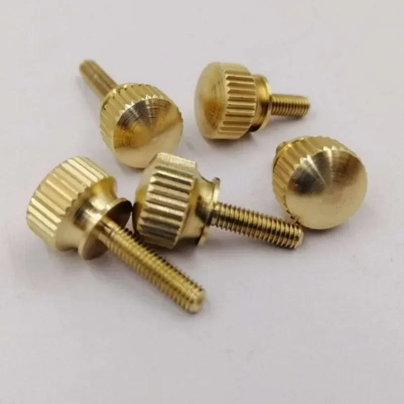 Description Picture 4 of item5PCS M3 M4 M5 M6 brass Hand Tighten screw or with nickel Knurled thumb