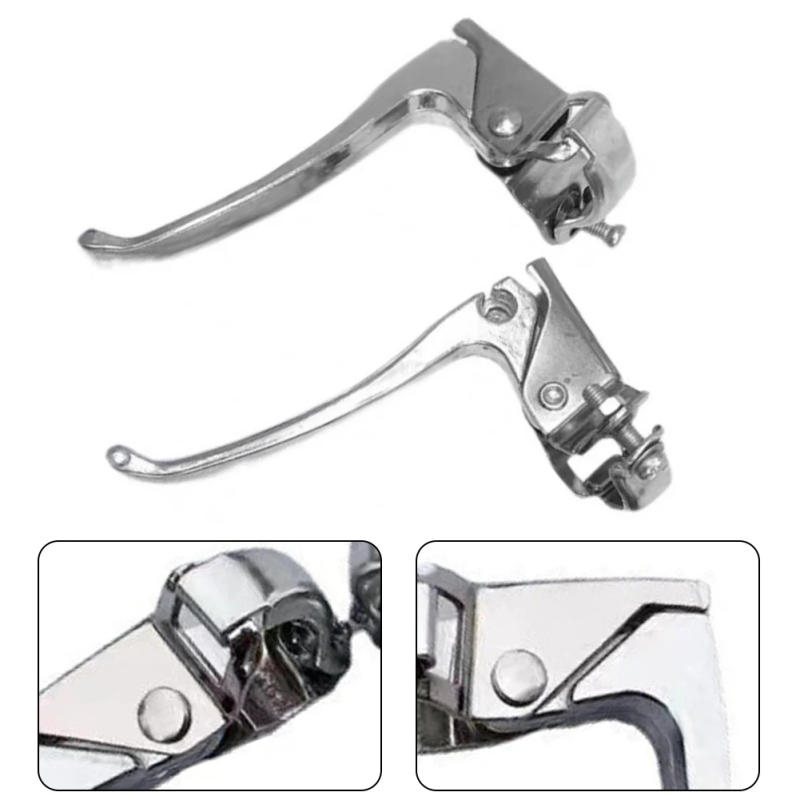 Description Picture 4 of item1 Pair MTB Bicycle 22-24mm Brake Lever Handle Ultralight Mountain Alloy Road Bike Drop Bar Brake Levers Bike Parts
