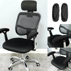 1pair Removable Office Chair Armrest Slipcovers Covers Protector Gaming Chair Rotating Chair Arm Rest Covers Guest Towel Set
