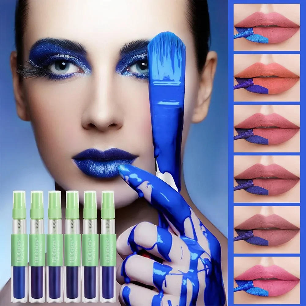 Description Picture 4 of item6-Color Spray Liquid Peel-off Lip Gloss Matte Mist Lipstick Waterproof Makeup Tattoo Mask Glaze Tear Contour Lip Stain Cosmetic