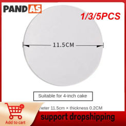 1/3/5PCS Reusable Cake Pan Reusable Nice Design Baking Accessories Kitchen Bar Supplies White Round Durable Cake Board