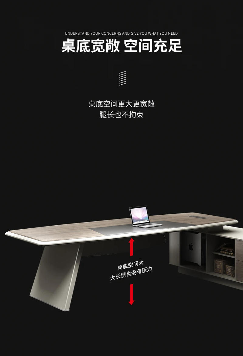 Description Picture 5 of itemDrawers Workbench Office Desk Reception Meeting Storage Desktop Office Desk Writing Scrivanie Per Ufficio Luxury Furniture