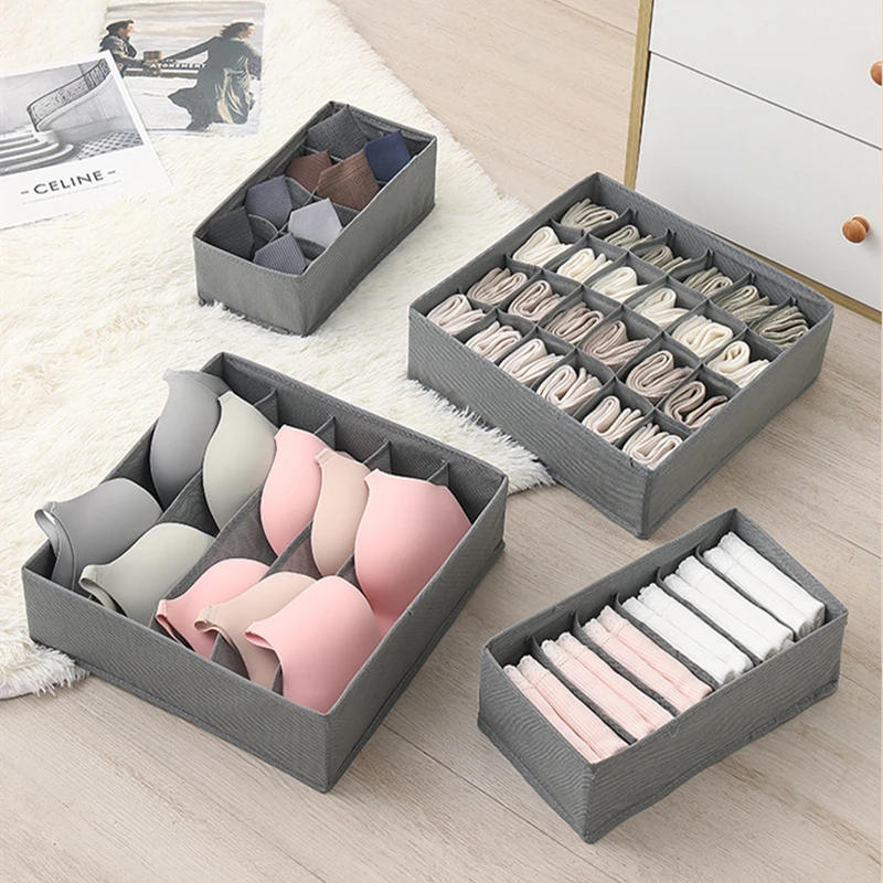 Description Picture 2 of itemDrawer Underwear Socks Bra Storage Box Clothes Storage Organizer Underwear Bag Household Wardrobe Box Cabinet Drawer Organizer