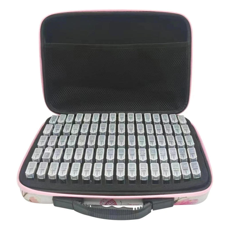 Description Picture 5 of itemDiamond Painting Tools Accessories Bead Storage Container Cross Stitch Kit 5d Colorful Butterfly Jewelry Plastic Storage Bottle