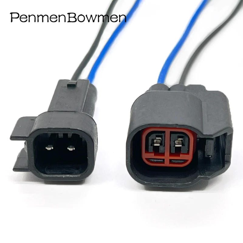 Description Picture 4 of item2 Pin Auto Fuel Injector Nozzle Plug Electronic Connector Wire Harness Methanol For Ford Chevrolet EV1 To EV6 DJ7023C-1.5-21