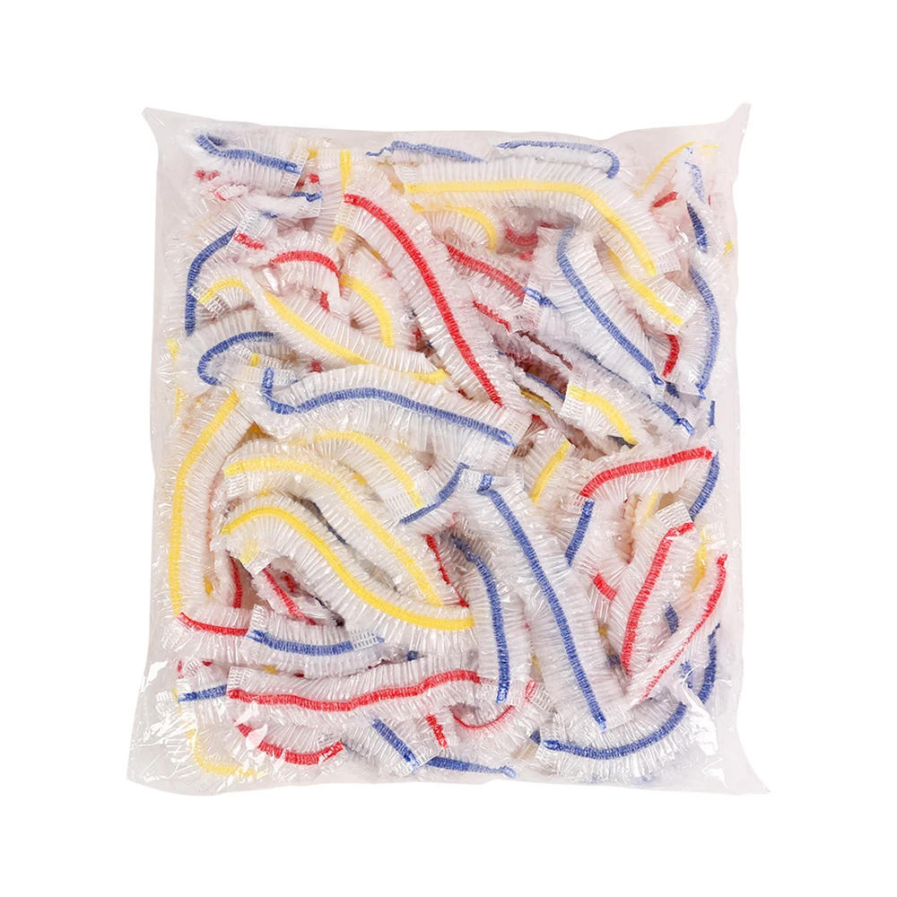 Description Picture 2 of itemPlastic Disposable Food Cover Colorful Elastic Wrap Food Covers Fresh-keeping Lid Plate Kitchen Nylon Packaging Bags Storage Bag