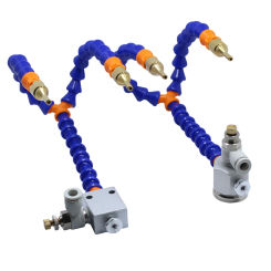 Machine Tool Cooling Double-Headed Sprayer with Magnetic Engraving Cutting Machine Universal Bamboo Joint Cooling Tube