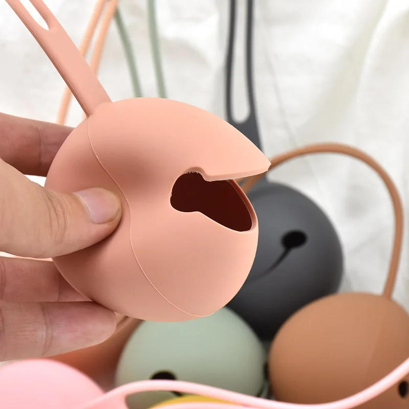 Description Picture 6 of itemBaby Pacifier Holder BPA Free Food Grade Silicone Infant Portable Soother Container Box Storage Box Baby Nursing Accessories