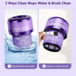 B64B-For Dyson SV16, SV29 Outsize,V11 Outsize,V15 Outsize Filter Replacement Parts- Compare To Part Number 970422-01