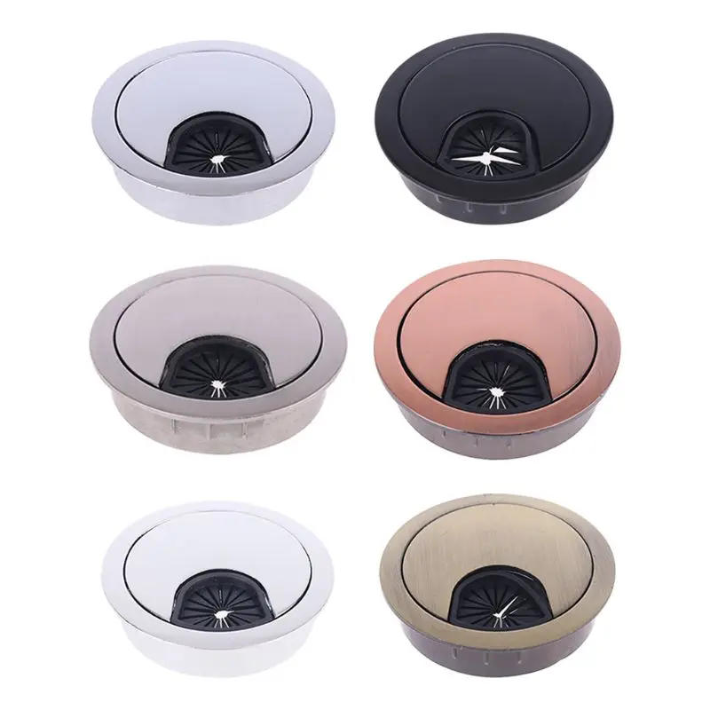 Description Picture 2 of itemComputer Desk Line Hole Cover Grommet Desk Table Cable Tidy Outlet Port Surface Wire Hole Cover Plates Cabin