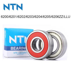 Japan 100% Original NTN Bearing 6200 6201 6202 6203 6204 6205 ZZ LLU ABEC-9 10*30*9 12*32*10 15*35*11 17*40*12 20*47*14 25*52*15