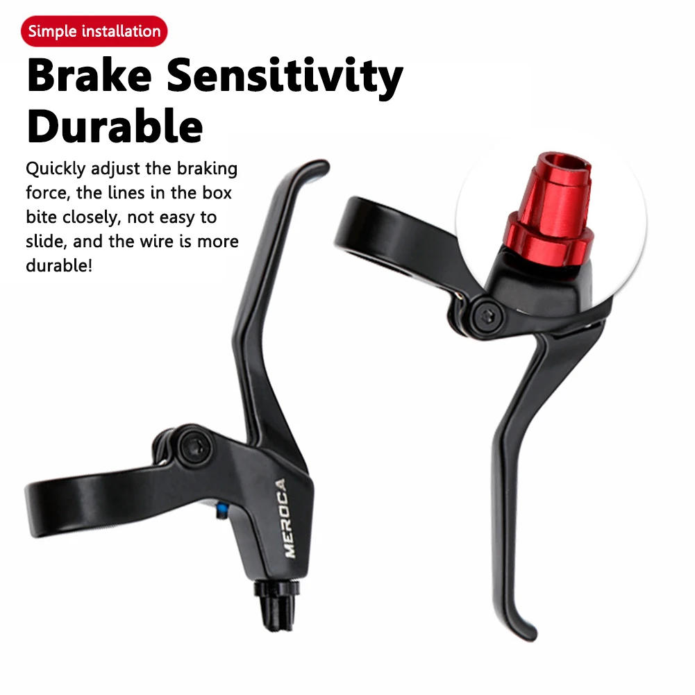 Description Picture 5 of itemBike Brake Lever Red Blue v brake Disc Brakes Levers for Mtb Road Bike Bmx Scooter Aluminum Bicycle handle Bicycle Accessories