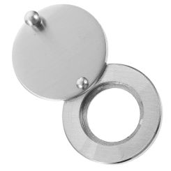 Door Peep Hole Protector Peephole Cover Decorative Security Front Privacy Metal Apartment Essentials for inside Viewer Plate