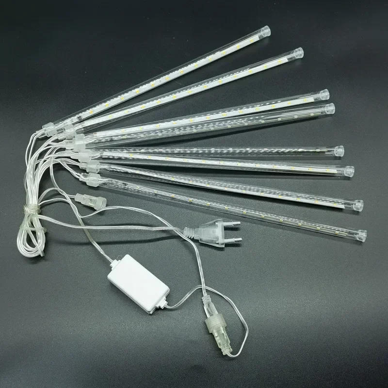 Description Picture 6 of itemLED Meteor Shower Lights 1/2/3/4 Set Fairy String Light for Christmas Holiday Party Patio Spring Festival Decor Outdoor Wedding