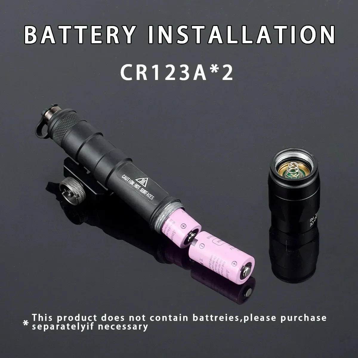 Description Picture 5 of itemTactical SF M600 M300 Airsoft Powerful Flashlight Dual Switch AR15 Rifle 20mm Rail Hunting Weapon LED Gun Lamp Scout Lights