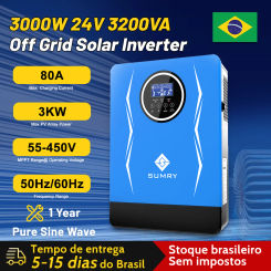 SUMRY SP Hybrid Inverter Solar Panel Power 3KW 24V 230VAC 50Hz/60Hz Pure Sine Wave MPPT Power Solar Inverter