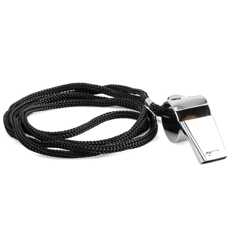 Description Picture 5 of itemStainless Steel Whistle First Aid Whistle Soccer Football Basketball Hockey Baseball Sports Referee Whistle Survival Outdoor